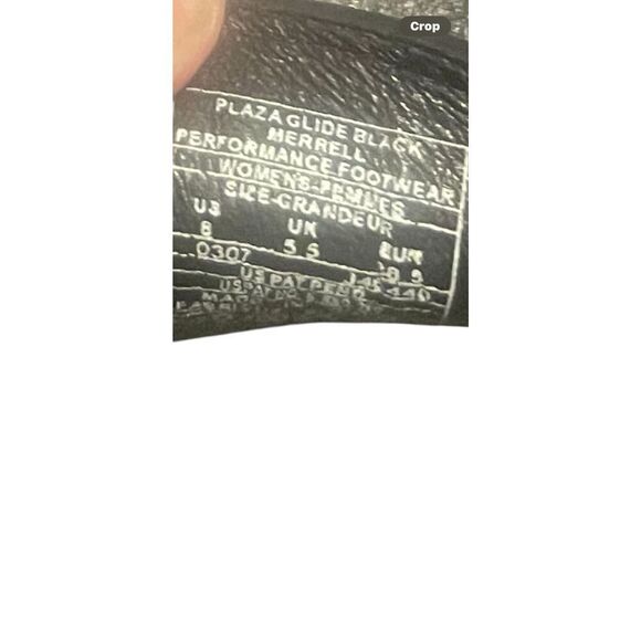 Merrell Womens Black Leather Loafer Slip On Shoes Size 8 - Picture 8 of 16